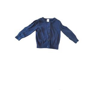 Hanna Andersson Navy Blue Cardigan, size 100 *US size 4